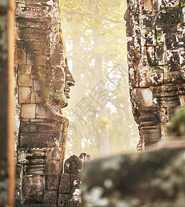 柬埔寨吴哥窟巴音寺石图片
