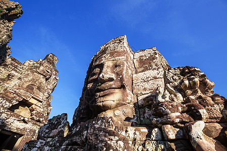 柬埔寨吴哥窟巴音寺石图片