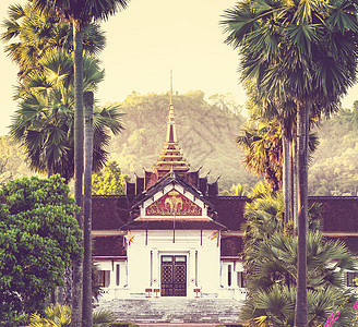 老挝的佛教寺庙图片
