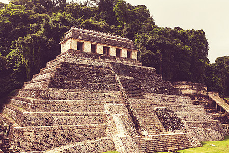 墨西哥的帕伦克金字塔图片