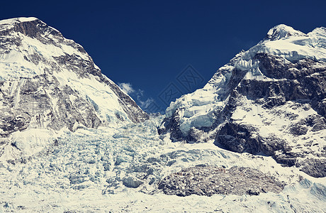 喜马拉雅山萨加马塔地区的山脉图片