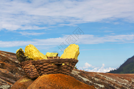 印尼爪哇岛Ijen火山硫矿业图片