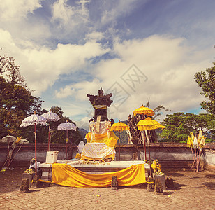 巴厘岛的乡村寺庙图片