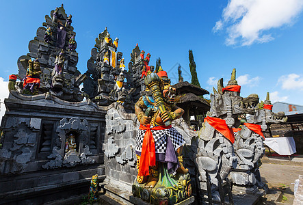 巴厘岛的乡村寺庙图片