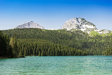 维利基Medjed山河,萨布利亚克,黑山背景图片