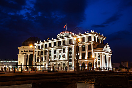 外交部斯科普里的金融大楼高清图片