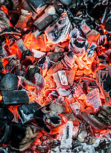 红色热烧煤背景背景图片