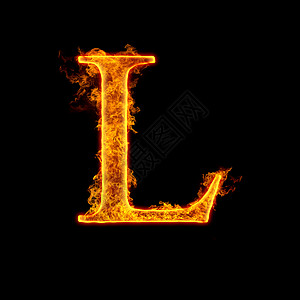 硬壳牛皮纸纹理烫金l火字母l隔离黑色背景上背景