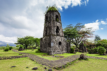 卡萨瓦废墟18世纪弗朗西斯坎教会的遗迹,建于1724,被1814玛雅火山爆发摧毁图片