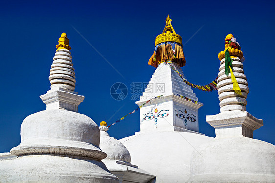 boudhanath多佛塔尼泊尔加德满都最神的佛教地之图片