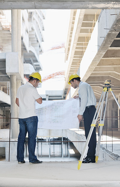 队的业务人员小,建筑师工程师建设场景检查文件业务工作流程的新建筑图片