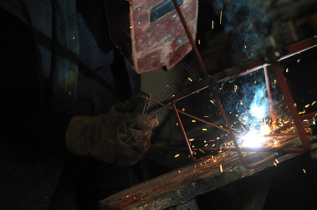 工厂焊接机工人硬行业业务背景