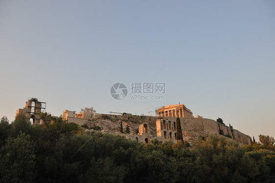 雅典帕台农神庙著名的欧洲旅游目的地图片