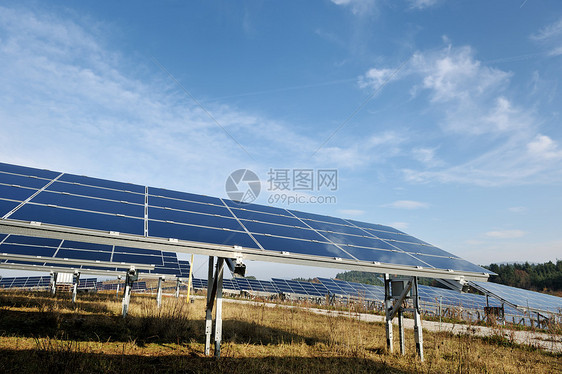 太阳能电池板可再生生态能源领域图片