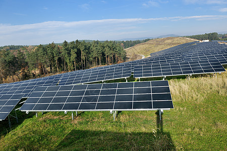 太阳能安装太阳能电池板可再生生态能源领域背景