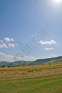 草原骑马夏季景观尼康背景