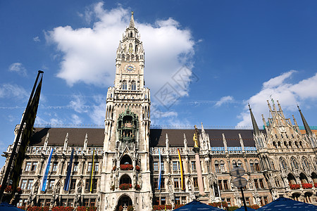 慕尼黑Marienplatz,新市政厅Frauenkirche便便旅游目的地市中心图片