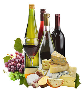 葡萄酒葡萄奶酪奶酪背景图片