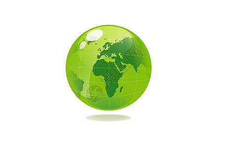 绿色球体地球仪的特写图片插图图片