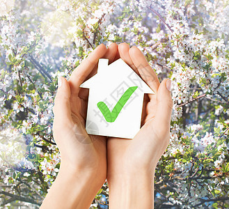 房地产家庭住宅手纸房子与问号高清图片下载 正版图片 摄图网