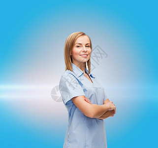 医疗保健医学微笑的女医生护士图片