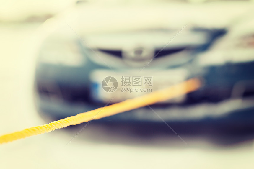 运输 冬季车辆拖绳牵引车的特写高清图片下载 正版图片 摄图网