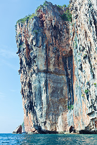 泰国菲菲莱岛的美丽岩石图片