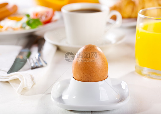 早餐加煮鸡蛋图片
