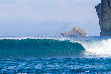 海洋波浪图片桑巴瓦岛印度尼西亚图片