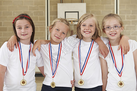 女子学校体育队健身房奖牌图片