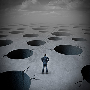 "陷阱"强调深的图片素材