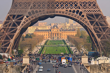 埃菲尔铁塔拱门,来自特罗卡德罗,法国巴黎图片