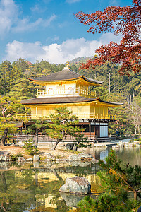 日本京都金阁金阁寺图片