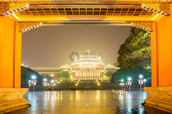 重庆晚上中国的图片