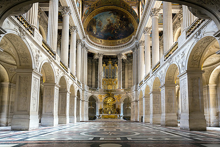 法国巴黎范赛尔宫教堂大礼堂舞厅图片