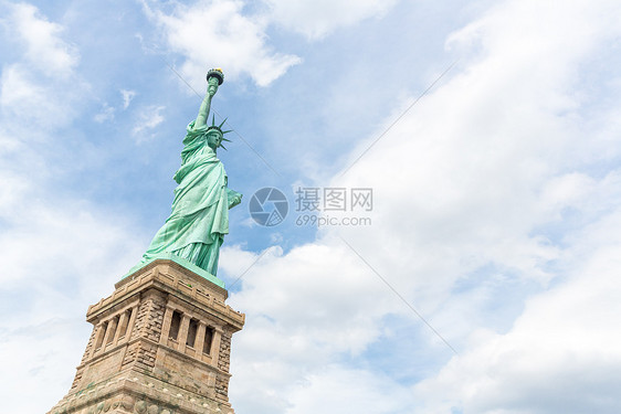 美国纽约市自由女神像图片