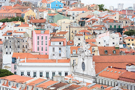 里斯本首都葡萄牙的城市景观图片