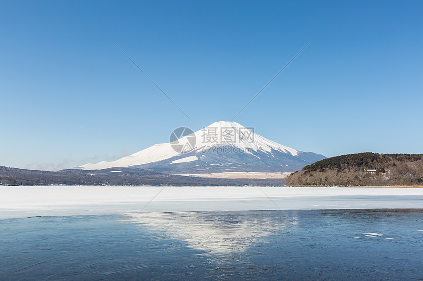 富士山冰镇山中湖冬天高清图片下载 正版图片 摄图网 富士山冰镇山中湖冬天高清图片下载 正版图片 摄图网