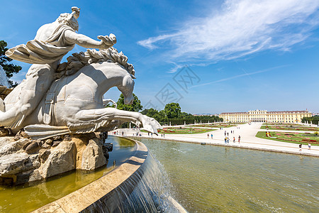 奥地利维也纳的Schonbrunn宫殿花园图片