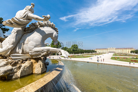 奥地利维也纳的Schonbrunn宫殿花园图片