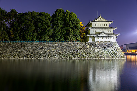 名古屋城堡,日本夜间图片