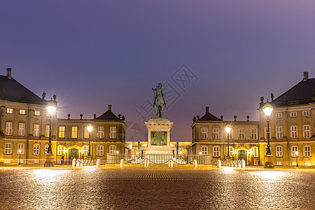阿玛利安堡,皇家达尼德家族居民,丹麦哥本哈根镇广场图片