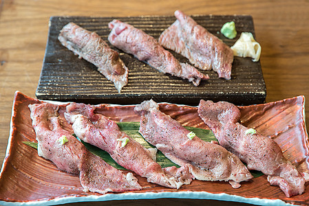 寿司HidaA5Wagyu牛肉,日本料理图片
