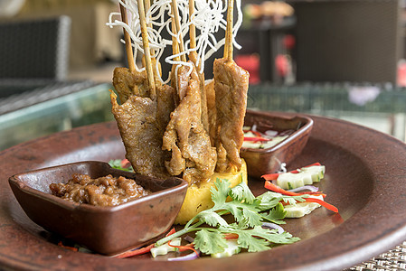 鸡肉烤串,泰国松鸡菜图片