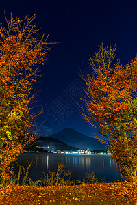 mt富士秋天KawaguchikoKawaguchi湖日本富士山图片