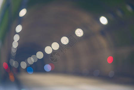 两车道公路隧道道路模糊抽象图片