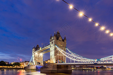 英国伦敦塔桥伦敦塔桥日落黄昏,伦敦英国背景