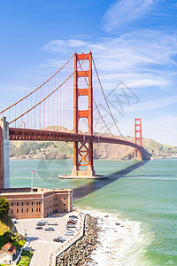 旧金山金门大桥,加利福尼亚,美国,太平洋西海岸高清图片