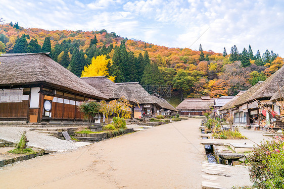 日本福岛古驿村图片