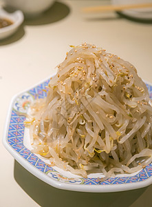 韩国沙拉豆芽泡菜料理图片